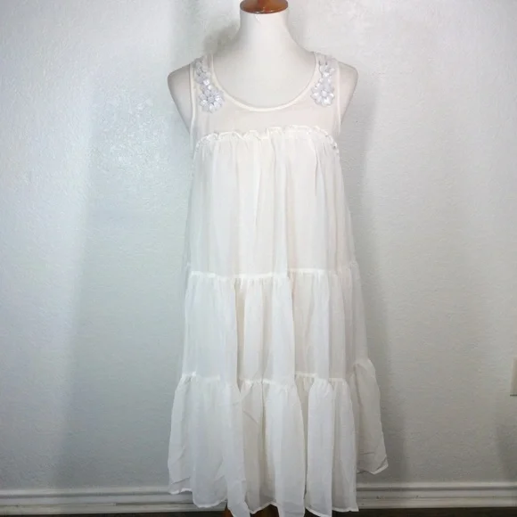 H&M | Dresses | Conscious Collection By Hm Dress Off White Size 8 | Poshmark